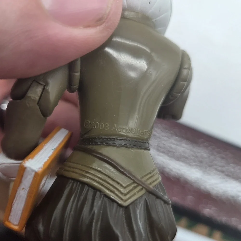 Vintage William Shakespeare 2003 Action Figure W/ Book *no Quill* Accoutrements